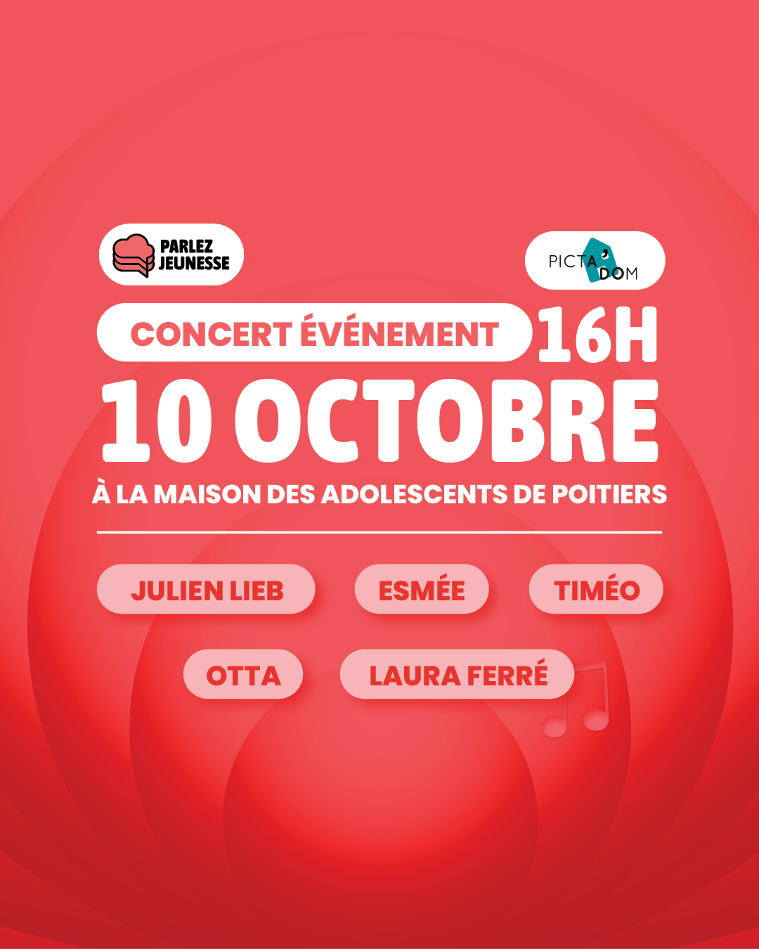 Rendez-vous le 10 octobre à Poitiers pour Parlez Jeunesse