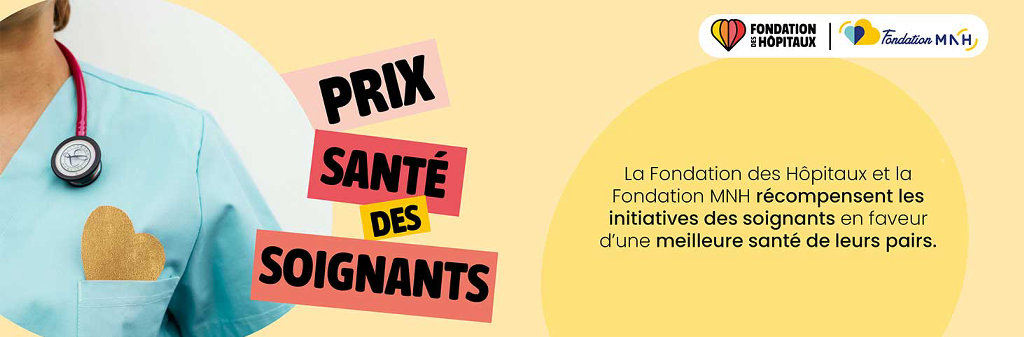 Bannière Prix Santé des Soignants - Fondation des Hôpitaux