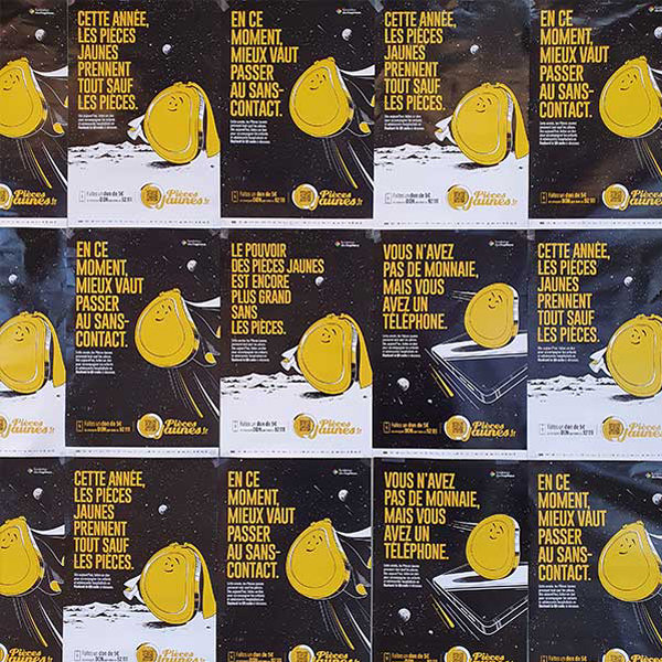 Affiches Pièces Jaunes