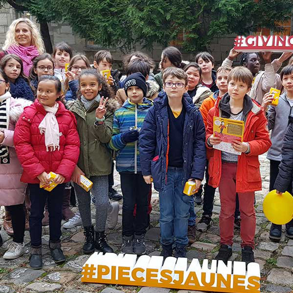 Mobilisation des écoles - Pièces Jaunes 2018