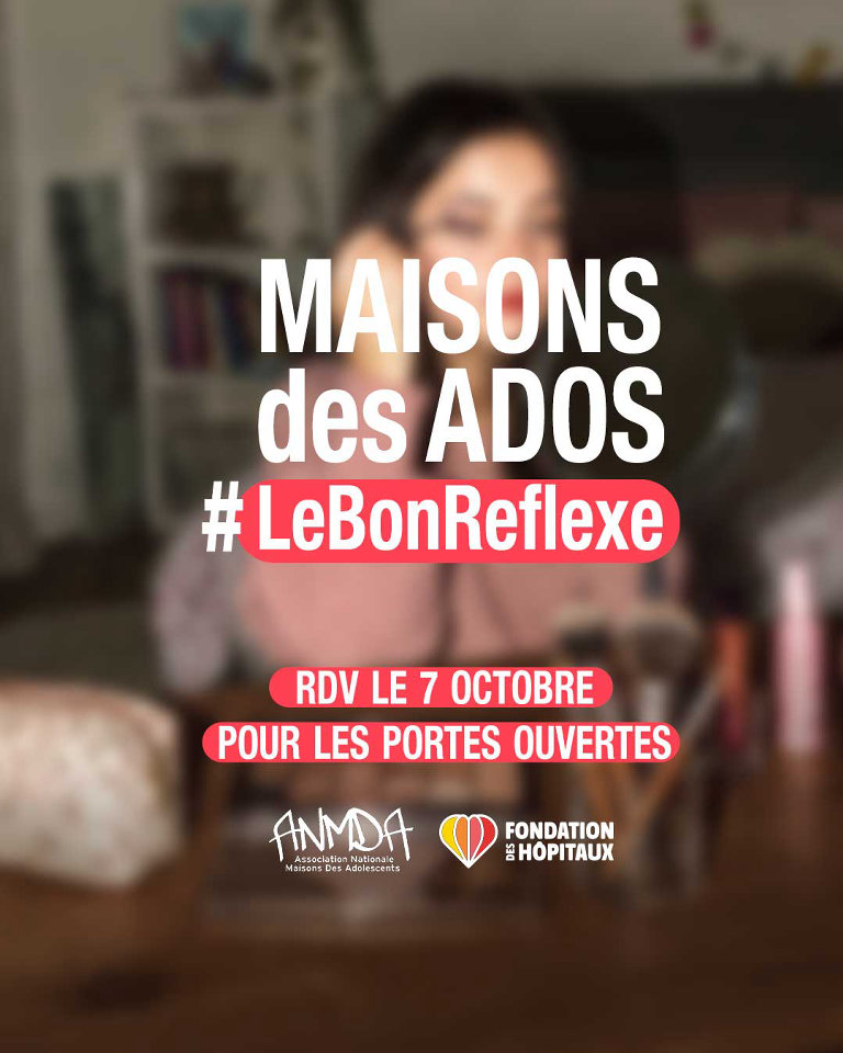 Post réseaux sociaux - Journée portes ouvertes MDA - #LeBonReflexe - 7 octobre 2026 - Fondation des Hôpitaux