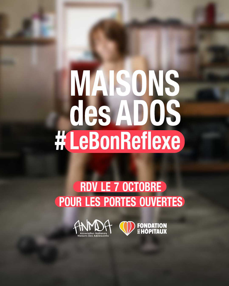 Post réseaux sociaux - Journée portes ouvertes MDA - #LeBonReflexe - 7 octobre 2026 - Fondation des Hôpitaux